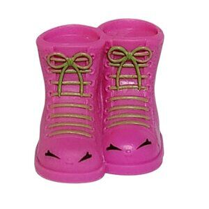 Shopkins Lace Up Sneakers Pink Green Sneaky Sally McDonald's Happy Meal 2015 Toy